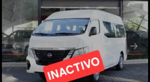 Vespertino. URVAN 13 pasajeros, una mochila